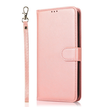 Samsung Galaxy S20 FE Compatible Case Cover With Leather Flip Wallet - Rose Gold